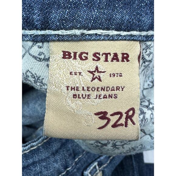 Big Star Women's Hazel Curvy Fit Bootcut Blue Denim Jeans - Size 32R (35x31.5) - Picture 5 of 7